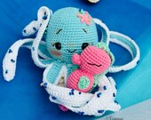 Crochet Cute Octopus PDF Pattern, Amigurumi Octopus Pattern, Amigurumi Cute Octopus Pattern