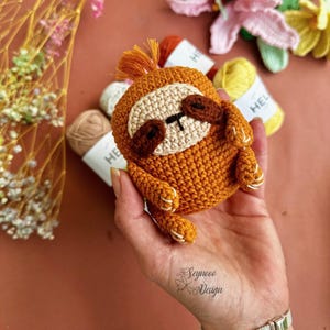 Crochet sloth
