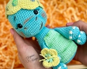 Amigurumi Brontosaurus Crochet Pattern, Dinosaur Toy (PDF Pattern)