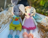 Crochet Bunny Pattern, Amigurumi Bunny English Pdf