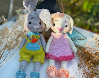Crochet Bunny Pattern, Amigurumi Bunny English Pdf