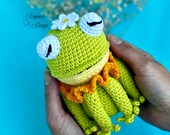 Crochet Amigurumi Frog Toy Pattern (PDF Pattern)