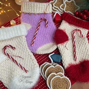 Crochet Christmas Stocking Pattern, Christmas Stocking Pattern