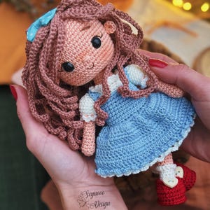 Crochet Doll PDF Pattern, Amigurumi Doll PDF Pattern, Crochet Cute Doll, Amigurumi Doll Pattern, Adorable Doll PDF Pattern