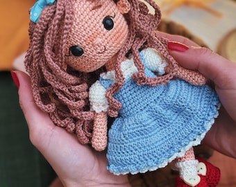 Crochet Doll PDF Pattern, Amigurumi Doll PDF Pattern, Crochet Cute Doll, Amigurumi Doll Pattern, Adorable Doll PDF Pattern