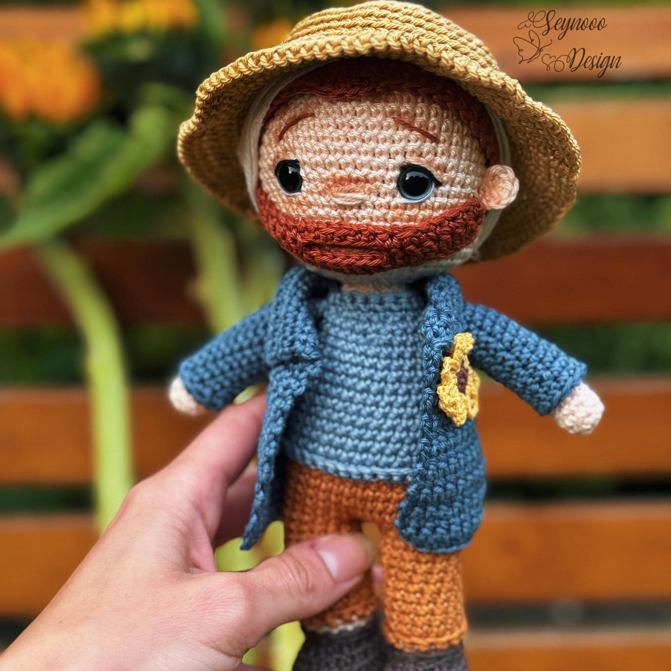 かぎ針編みのゴッホ人形のパターン: あみぐるみアーティスト (PDF