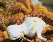 Crochet Sleepy Goose Toy, Amigurumi PDF Pattern