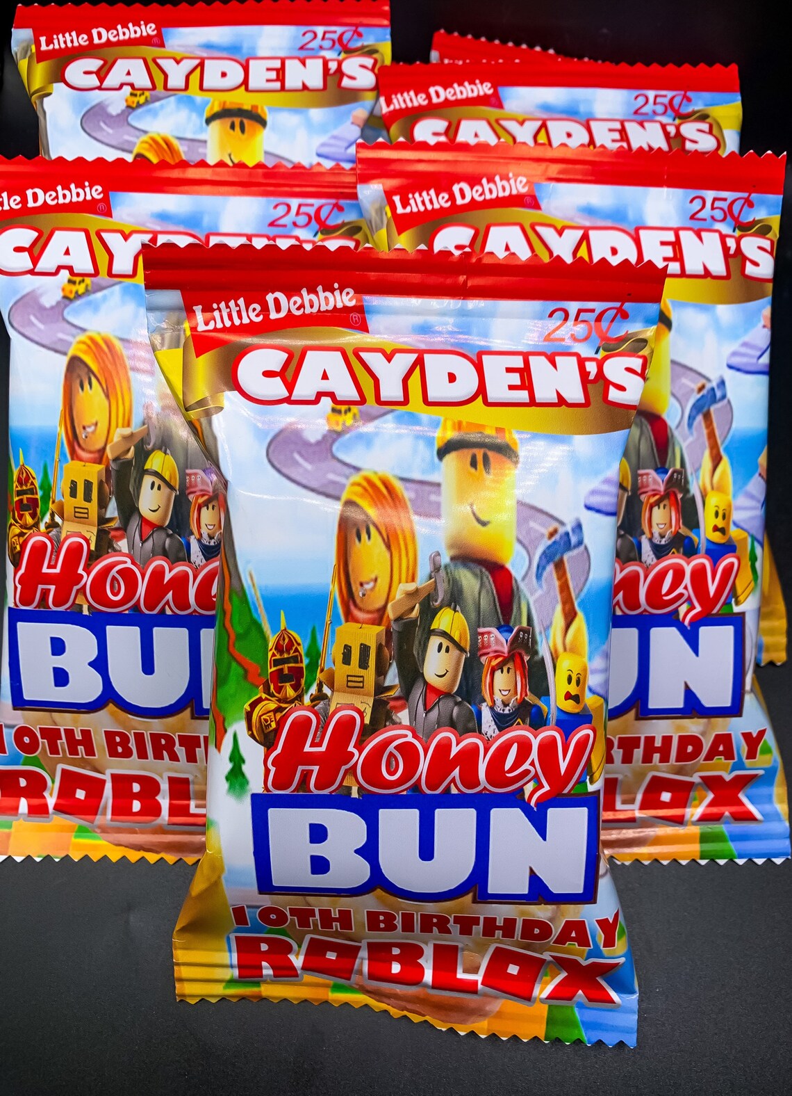 Roblox Chip Bags Roblox Birthday Party Favors Roblox Etsy