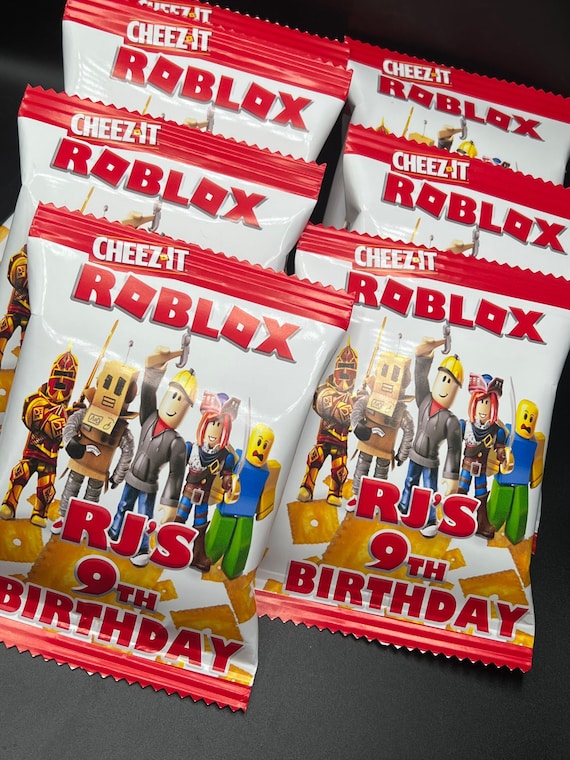 Roblox Inspired Chip Bags Roblox Inspired Chip Bags Roblox Etsy