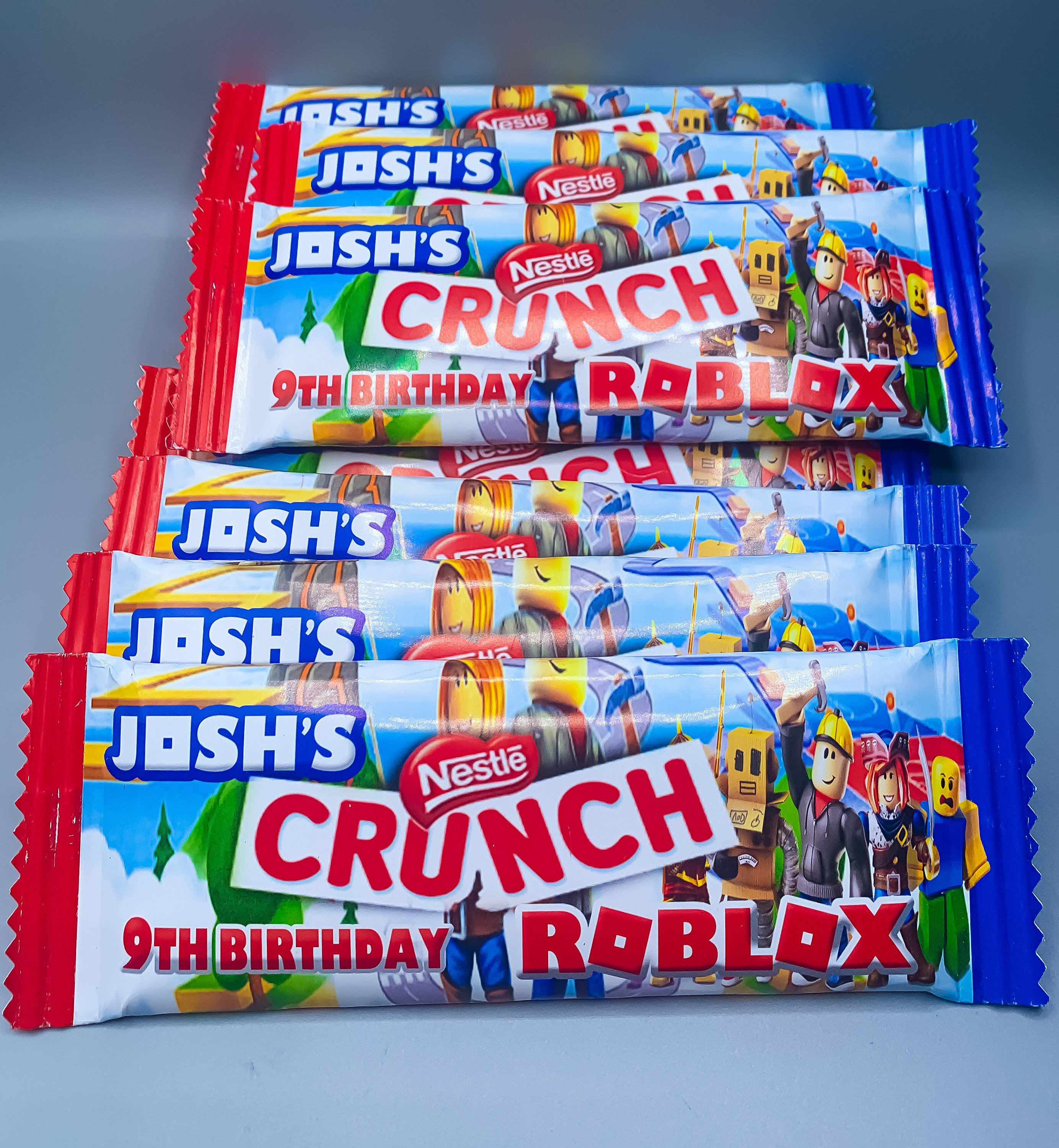 Roblox Chip Bags Roblox Birthday Party Favors Roblox Etsy Singapore