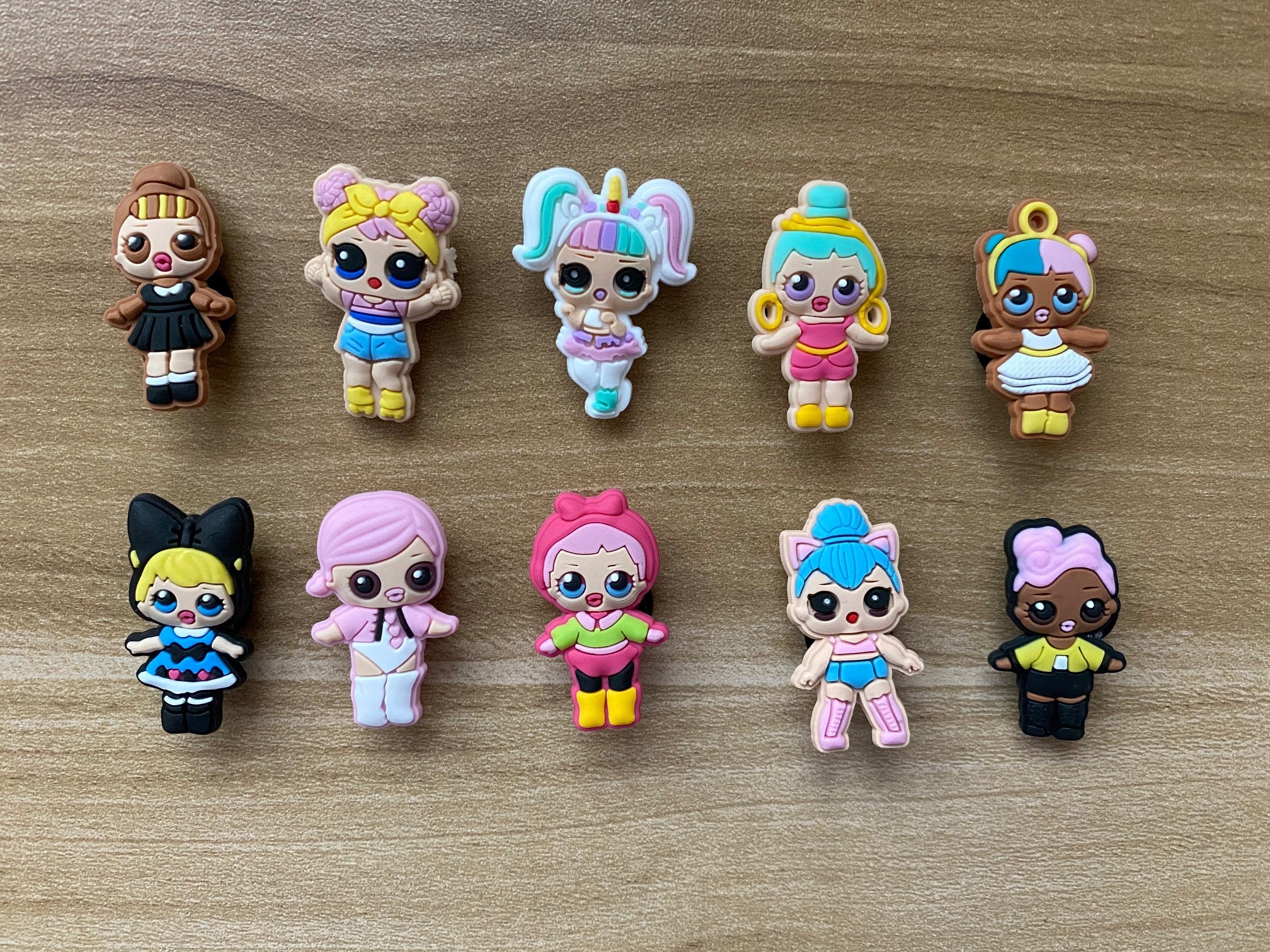 10 pcs PVC shoe charms for crocs SHIPS FAST Etsy