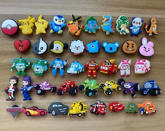 PVC Shoe Charms, Cartoon Characters for Crocs