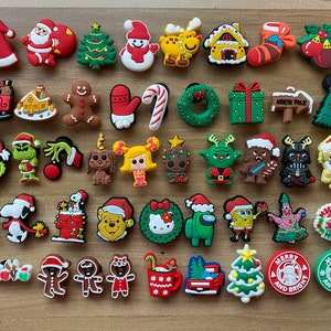 Sale 40% OFF - Christmas Croc Charms: PVC Party Favors for Kids & Adults