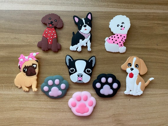 Dog Paws Dog Breeds Crocs Charms Animal Shoe Charms pins en clips Kleding- & schoenclips Schoenclips Sieraden Broches 