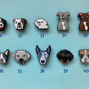 Dogs PVC Shoe Charms for Crocs, Party Favors, Gifts for Kids and Adults ...