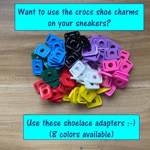 Clearance 50% 0FF - PVC Shoe Lace Adapters for Shoe Charms for your Sneakers / Party Favors / Gifts for Kids