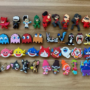 Clearance 50% 0FF - 5 pcs PVC shoe charms for crocs, Party Favors, Gifts for Kids and Adults too!