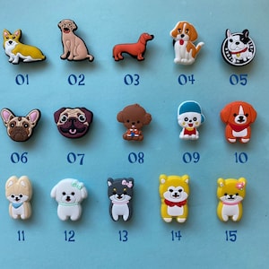Dogs PVC Shoe Charms for Crocs Party Favors Gifts for Kids - Etsy