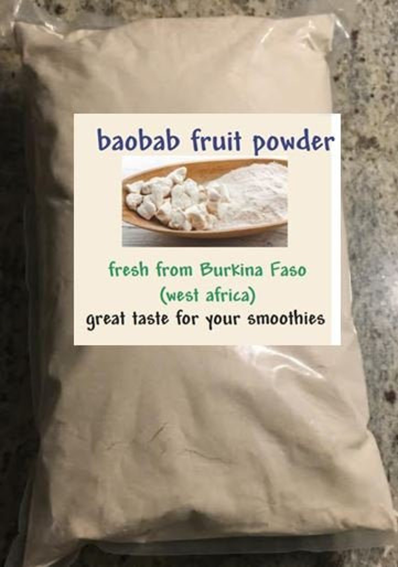 Baobab fruit powder 200 g Etsy