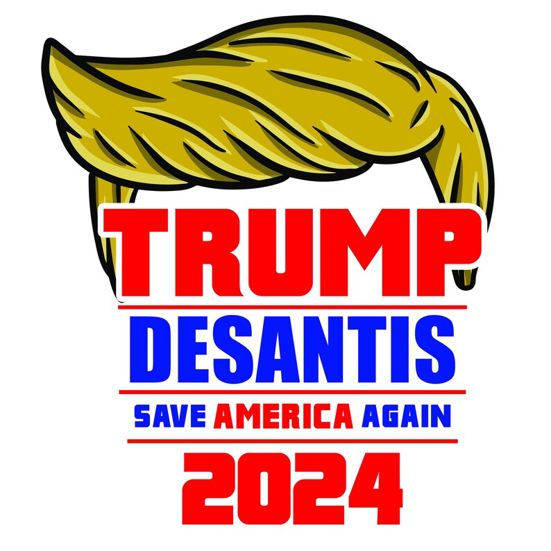 Trump Desantis 2024 Jpg Svg Pdf Png Digital Files for Etsy