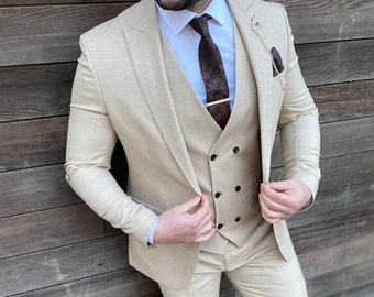 chaqueta y pantalón para boda YOUTHUP Disfraz de hombre formal Slim Fit de dos piezas con un botón de negocios 