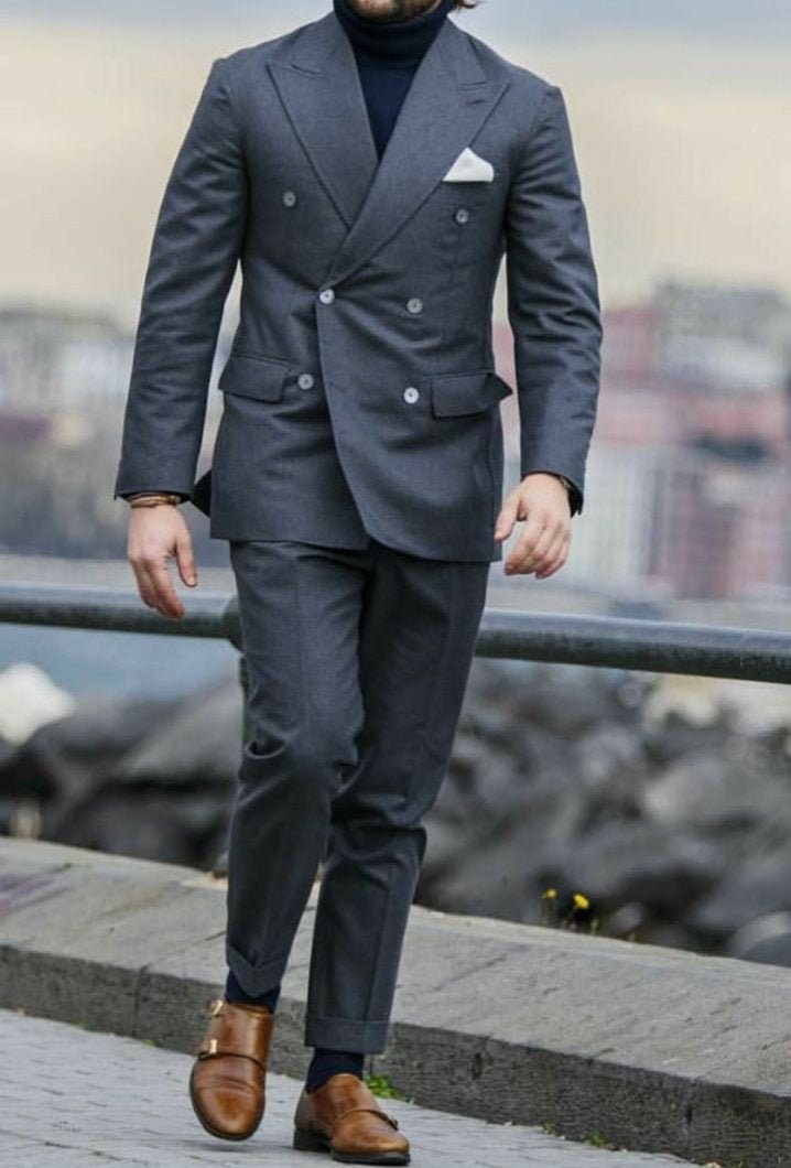 Men's fashion double breasted best sale suits