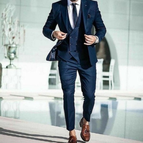 Men Suits 3 Piece Suit Wedding Wear Suit for Men Elegant Suit - Etsy