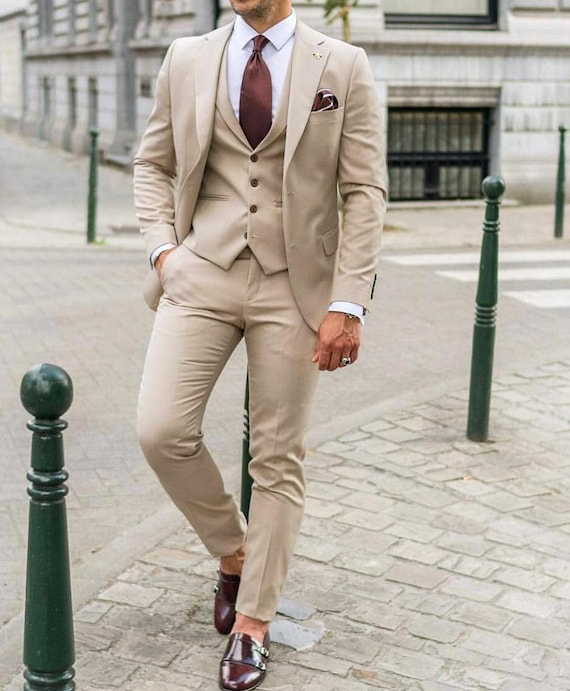 ELEGANT FASHION SUIT Premium Fabric Dress Attractive Men Suits Three Piece  Suit Men Party Suits Suit for Men -  Finland