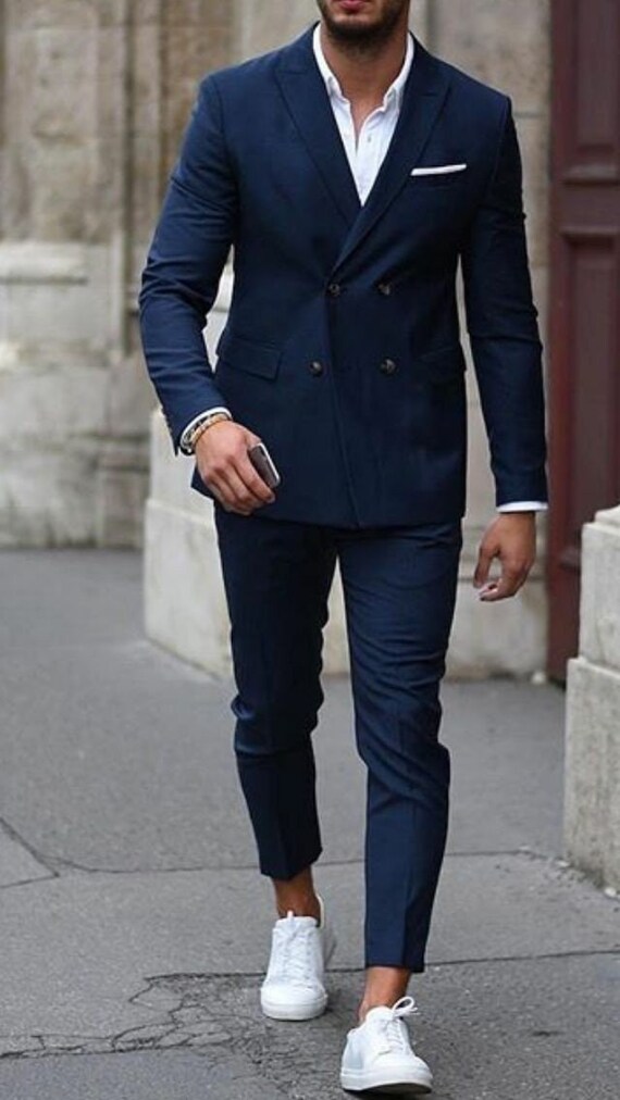 Men Suit Double Button Designer 2 Piece Suit Formal Suit for Dinner Party  Men Elegant Suit -  Canada