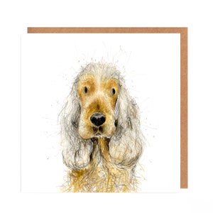 Biglietto di auguri per cani Spaniel per tutte le occasioni - Sadie