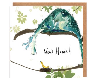 Dragon New Home Card - Sylvia & Bird
