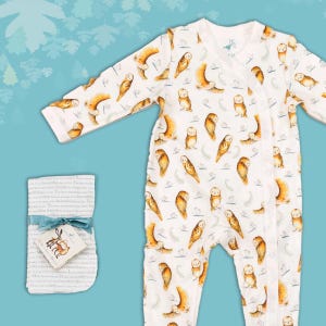 Cadeauset pasgeboren baby: babypakje uil, spuugdoekje en bijpassende cadeaubon