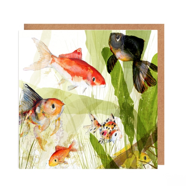 Illustrated Fish Card for all Occasions - Richard and Friends