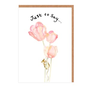 Carte Souris Pippa - Juste pour dire
