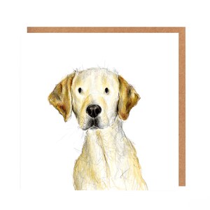 Biglietto d'auguri per tutte le occasioni con il cane Golden Retriever - Fenton