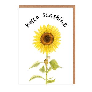 Minitarjeta del ratón Morris - Hola Sunshine