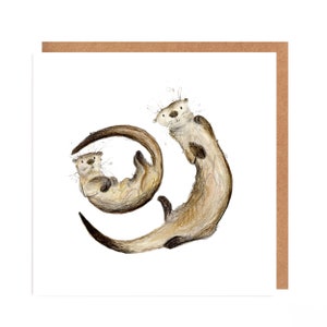Carte loutre pour toutes les occasions - Kirstie et l'espoir