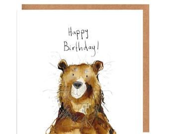 Bear Birthday Card - Colin
