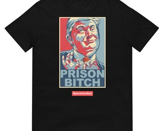 Camiseta unisex Prisión perra anti-Trump