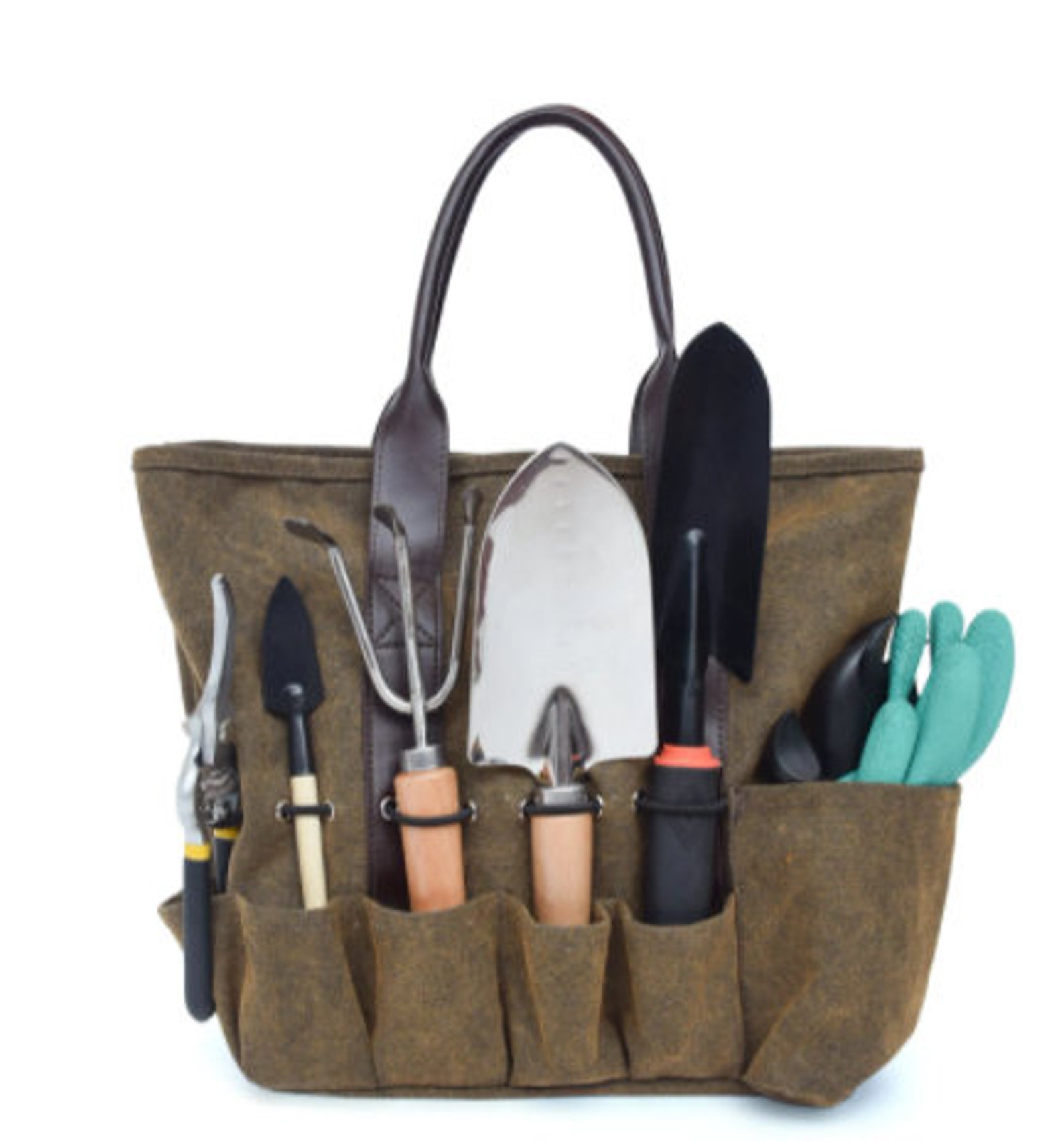 Gardening Tool Bag Portable Thicken Canvas Garden Tool Set Etsy