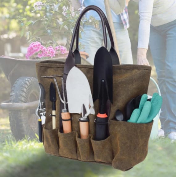 Gardening Tool Bag Portable Thicken Canvas Garden Tool Set Etsy