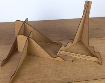 Customisable Ipad, plate, picture stands, tablet dock - office, home, kitchen - personalised