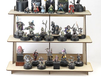 3 or 4 Level Hobby Display Stand - Diorama - Shelf - Model - Miniature