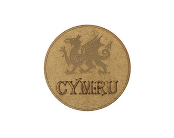 Welsh Dragon Laser Cut Wooden Coasters / Placemats single or sets