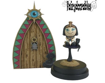 Fairy Door Laser Cut Kit -Egyptian Princess Fairy Set - Fairydoorables
