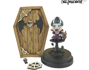 Fairy Door Laser Cut Kit - Vampirella Fairy Set - Fairydoorables