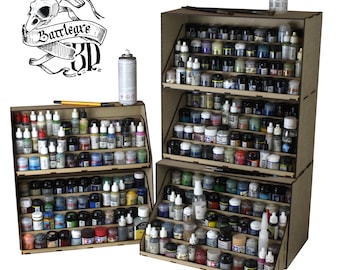 Battleaxe 3D Stackable Paint Stations – Miniature Wargame Model Mini Figure Painting Diorama Railway Railroad