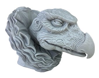 Skeksis, fan made resin kit, Bust, garage kit, figurine, sculpture, Dark Crystal