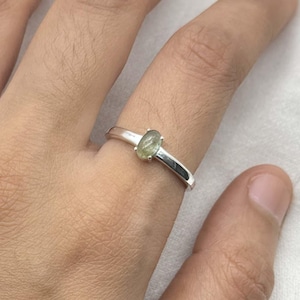 Green Tourmaline 925 Sterling Silver Gemstone Elegant Ring ~Natural Stone ~ Handmade Jewelry ~ October Month Birthstone ~ Gift For Christmas
