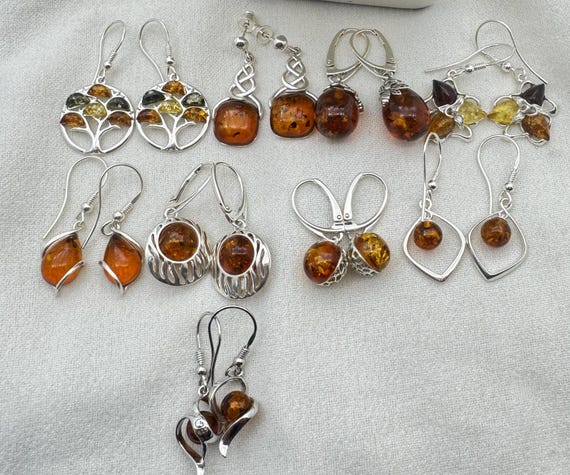 Honey Amber Tree of Life Pendant w/Sterling Silver Bale Honey Amber Tree of Life Pendant w/Sterling Silver Bale